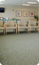 An image of the Murphy Wainer waiting area in their Greensboro location.