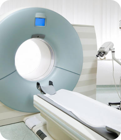 An image of a magnetic resonance imaging machine.